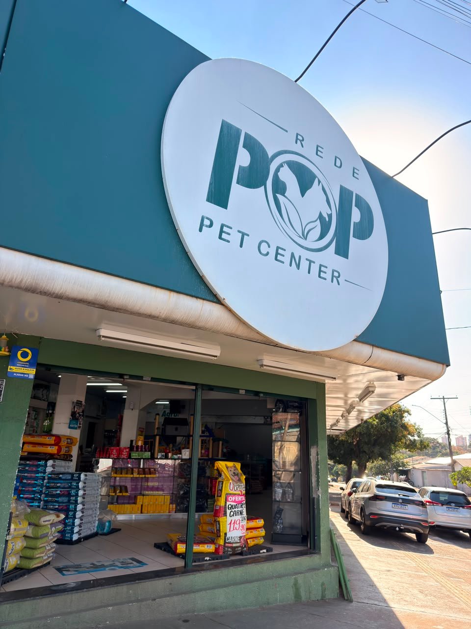 Rede Pop Pet Shop com Consultório Veterinário no Novo Horizonte